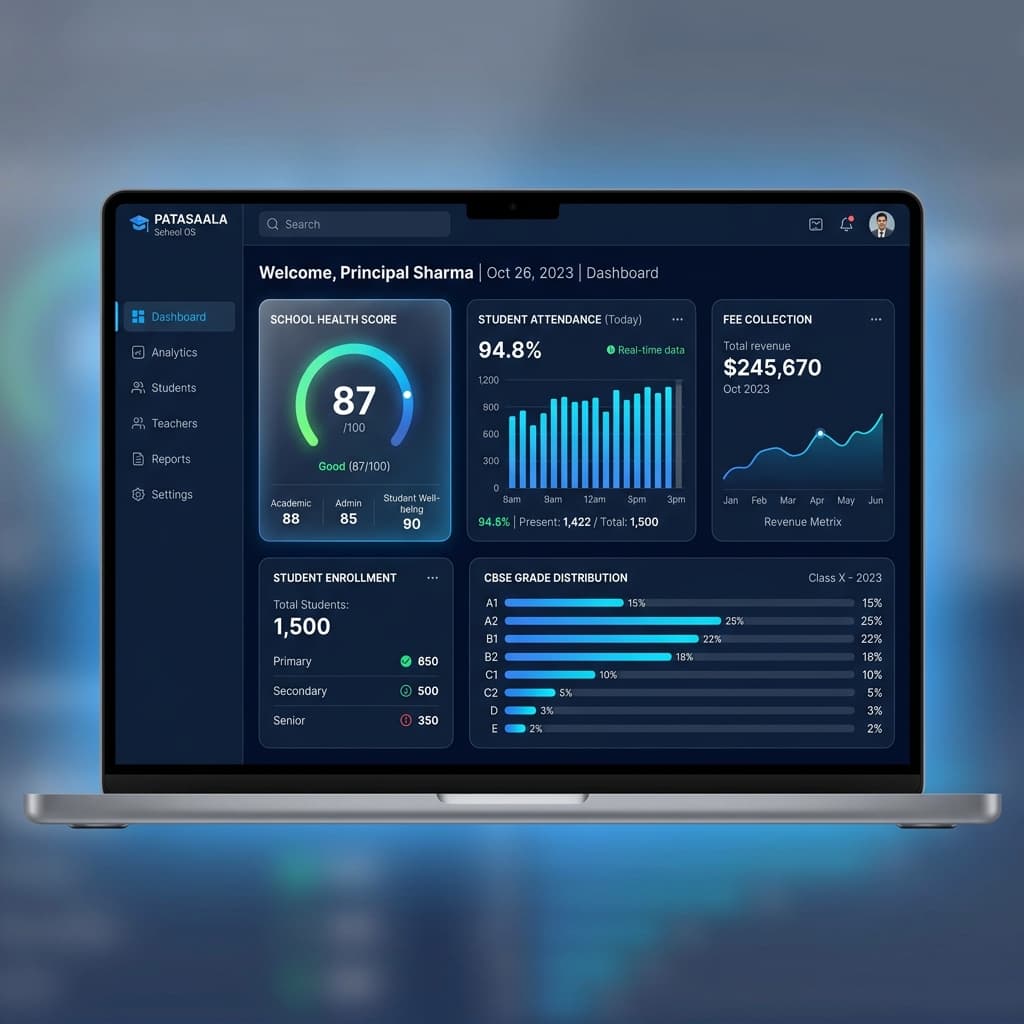 Patasaala Live Management Dashboard